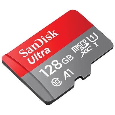 SanDisk 128gb MicroSD Memory Card SDSQUA4128GA | SDSQUA4128GA