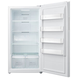 Frigidaire 33 in. 17.6 cu. ft. Garage-Ready Frost Free Double-Drawer Upright Freezer with Adjustable Shelves - White, White, hires