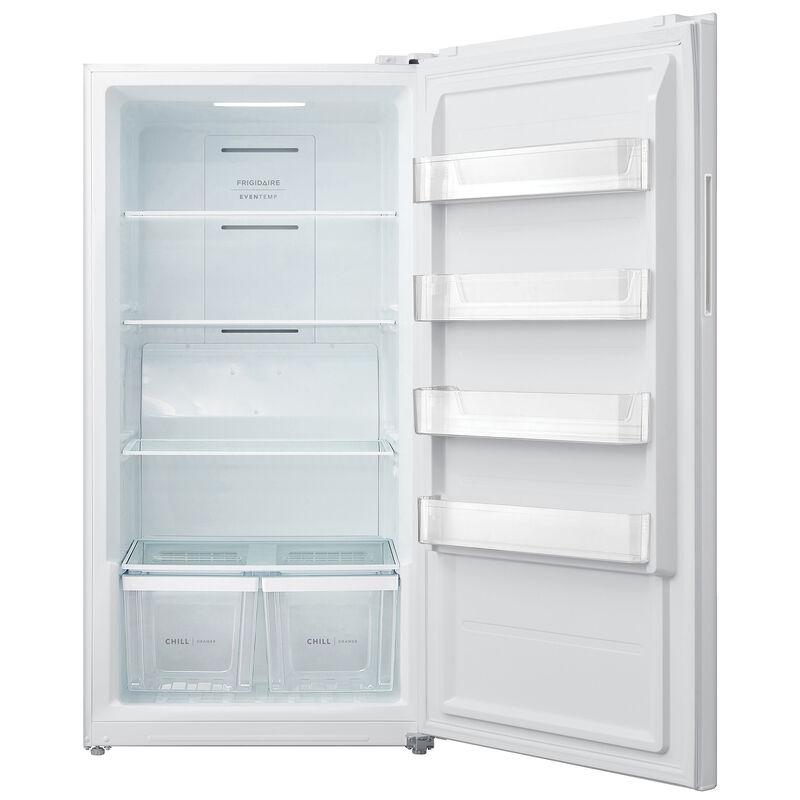 Frigidaire 33 in. 17.6 cu. ft. Garage-Ready Frost Free Double-Drawer Upright Freezer with Adjustable Shelves - White, White, hires