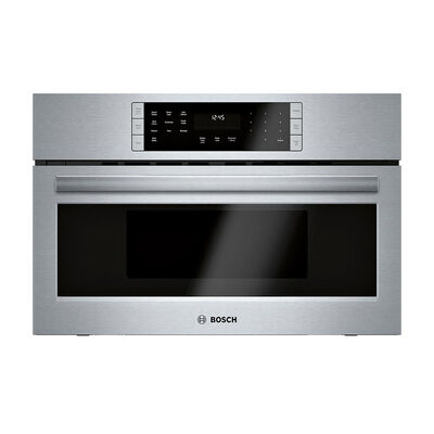 Bosch 800 Series 30 in. 1.6 cu.ft Built-In Microwave with 10 Power Levels & Sensor Cooking Controls - Stainless Steel | HMC80152UC