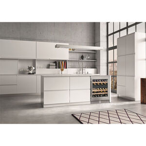 Liebherr 24 in. Undercounter Wine Cabinet with Wood Racks, Dual Temperature Zones & 34 Bottle Capacity - Stainless Steel, , hires