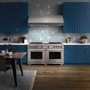 Wolf 60 in. Ducted Canopy Pro Style Style Range Hood with 3 LED Lights - Stainless Steel, , hires