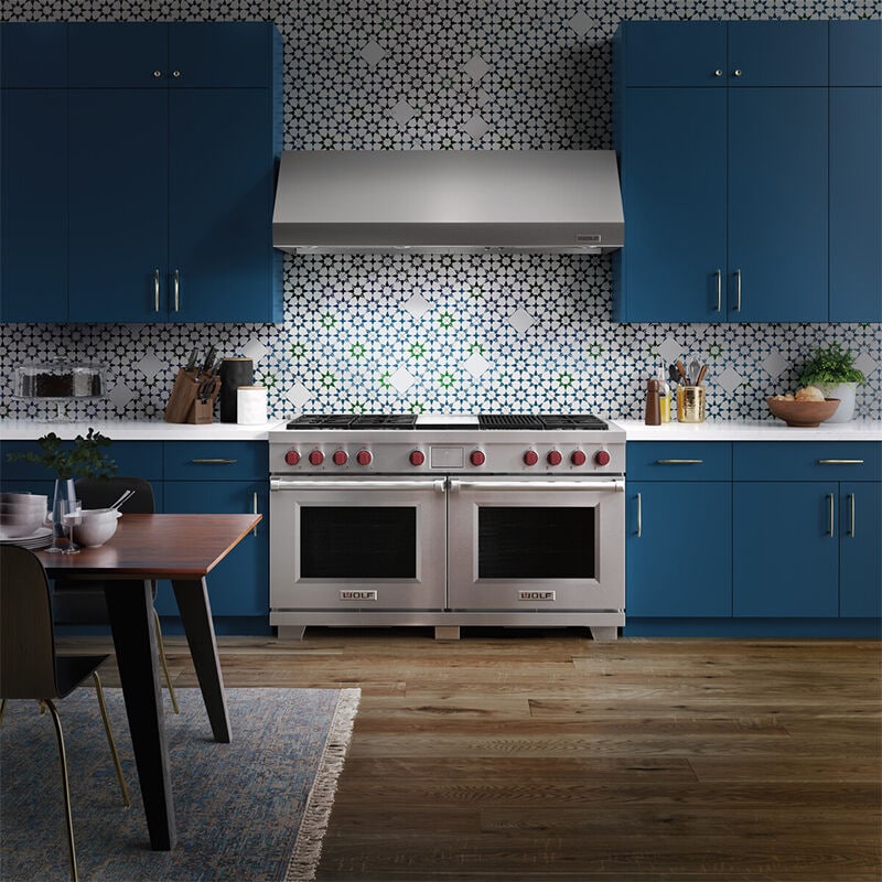 Wolf 60 in. Ducted Canopy Pro Style Style Range Hood with 3 LED Lights - Stainless Steel, , hires