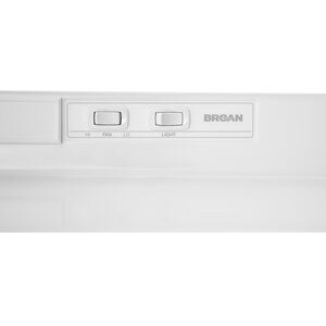 Broan F40000 Series 36 in. Standard Style Range Hood with 2 Speed Settings, 230 CFM & 1 Incandescent Light - White, , hires