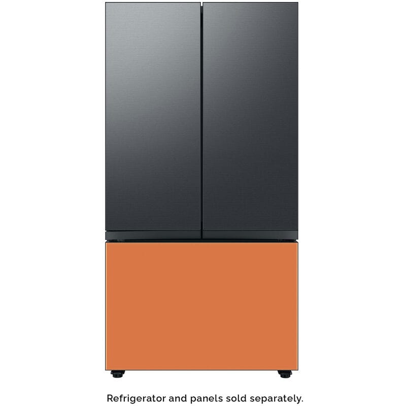 Samsung BESPOKE 3-Door French Door Top Panel for Refrigerators - Matte Black Steel, , hires