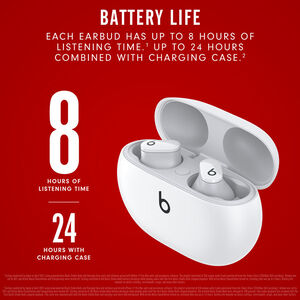 Beats by Dr. Dre - Beats Studio Buds Totally Wireless Noise Cancelling Earphones - White, , hires