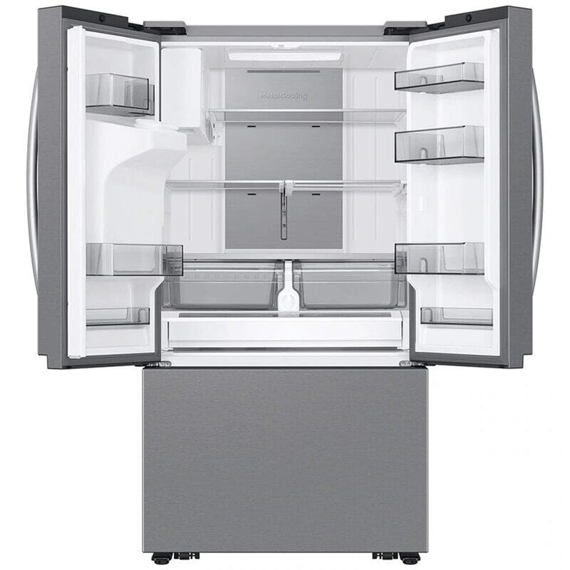 Samsung 36 in. 25.5 cu. ft. Smart Counter Depth French Door Refrigerator with Ice & Water Dispenser - Fingerprint Resistant Stainless Steel, , hires