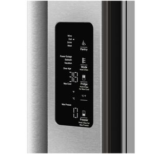 KitchenAid 36 in. 23.1 cu. ft. Smart Counter Depth French Door Refrigerator with Ice & Water Dispenser - Fingerprint Resistant Stainless Steel, , hires