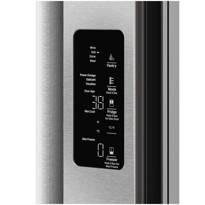 KitchenAid 36 in. 23.1 cu. ft. Smart Counter Depth French Door Refrigerator with Ice & Water Dispenser - Fingerprint Resistant Stainless Steel, , hires