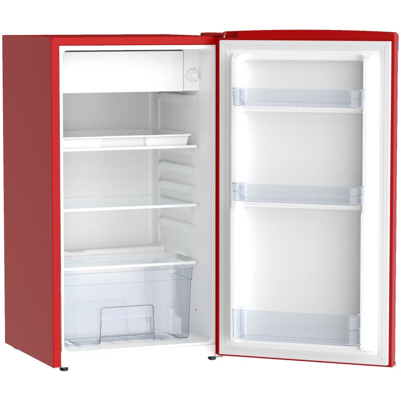 Avanti 18 in. 3.1 cu. ft. Mini Fridge with Freezer Compartment - Red, Red, hires