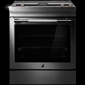 JennAir 30 in. 6.2 cu. ft. Air Fry True European Convection Slide-In Electric Range with Radiant Burners - Stainless Steel, , hires