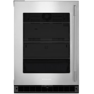 KitchenAid 24 in. 5.2 cu. ft. Undercounter Refrigerator - Stainless Steel | KURL324SSB