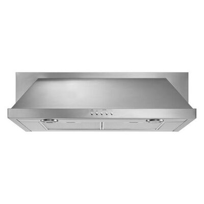 Maytag 30 in. Standard Style Range Hood with 3 Speed Settings, 400 CFM, Convertible Venting & 2 Halogen Lights - Stainless Steel | UXT5530AAS