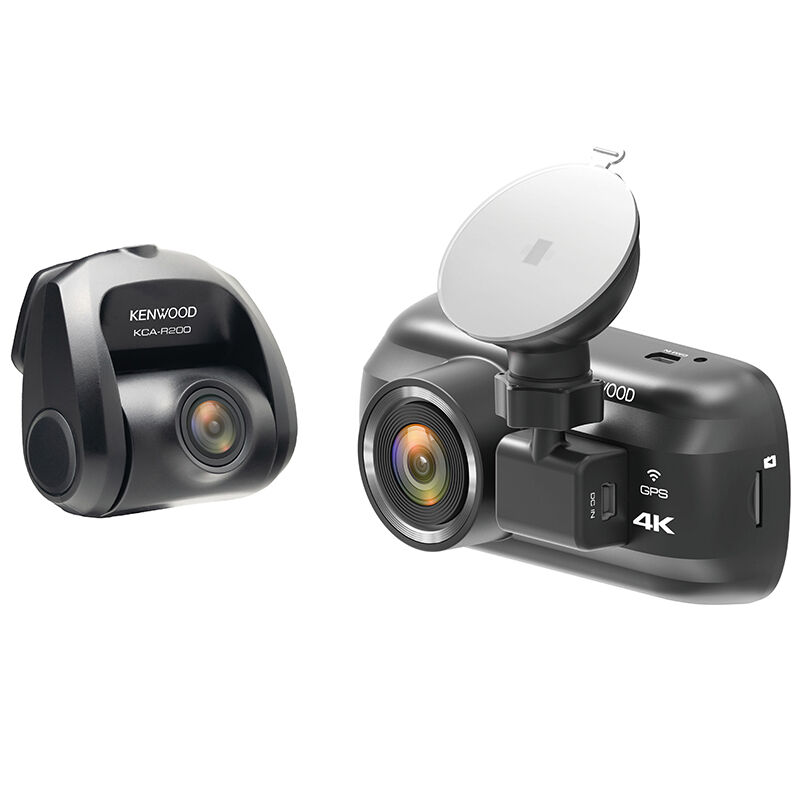 Kenwood 4K Ultra HD Front & Rear Dash Cam w/3" display, Wi-Fi, and GPS, , hires