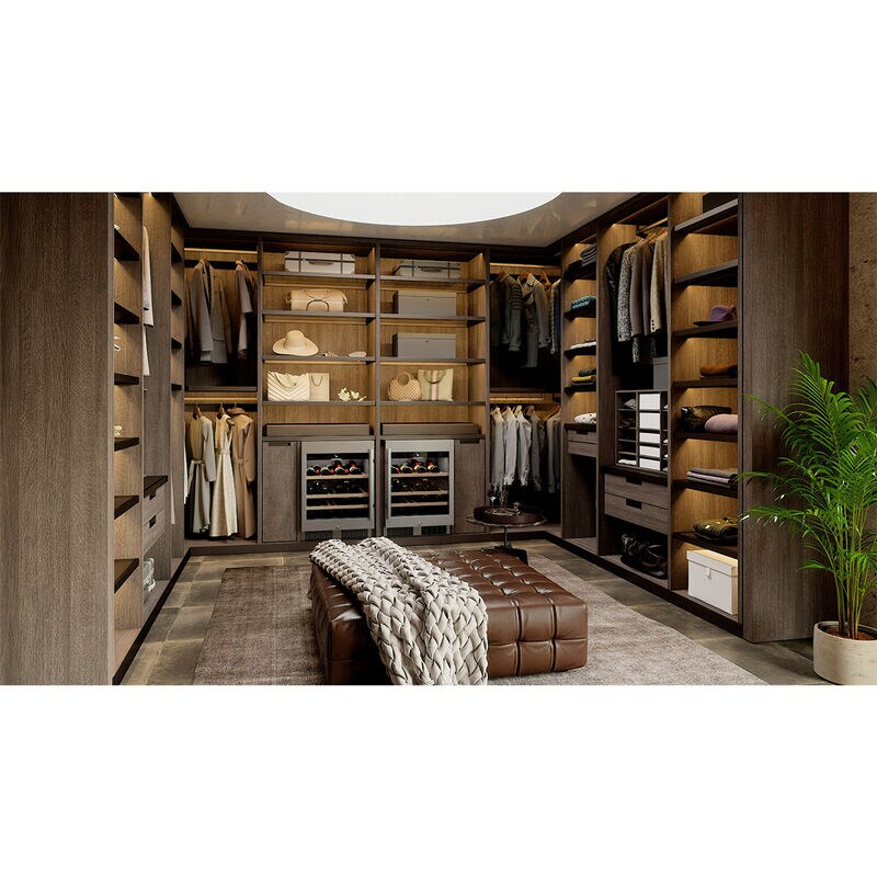 Liebherr 24 in. Undercounter Wine Cabinet with Wood Racks, Single Temperature Zone & 46 Bottle Capacity - Stainless Steel, , hires