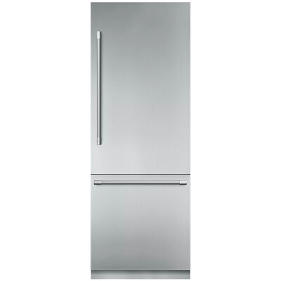 Thermador 30 in. Built-In 16.0 cu. ft. Smart Counter Depth Bottom Freezer Refrigerator - Stainless Steel | T30BB925SS