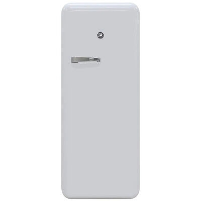 Brama Retro 24 in. 9.9 cu. ft. Top Freezer Refrigerator White | BRRETRO01W