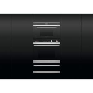 Fisher & Paykel Series 9 24 in. 1.3 cu. ft. Steam Electric Single Wall Oven with True European Convection - Stainless Steel, , hires