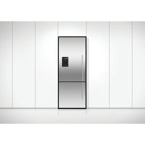 Fisher & Paykel Series 5 25 in. 13.5 cu. ft. Smart Counter Depth Bottom Freezer Refrigerator with Water Dispenser - Stainless Steel, , hires