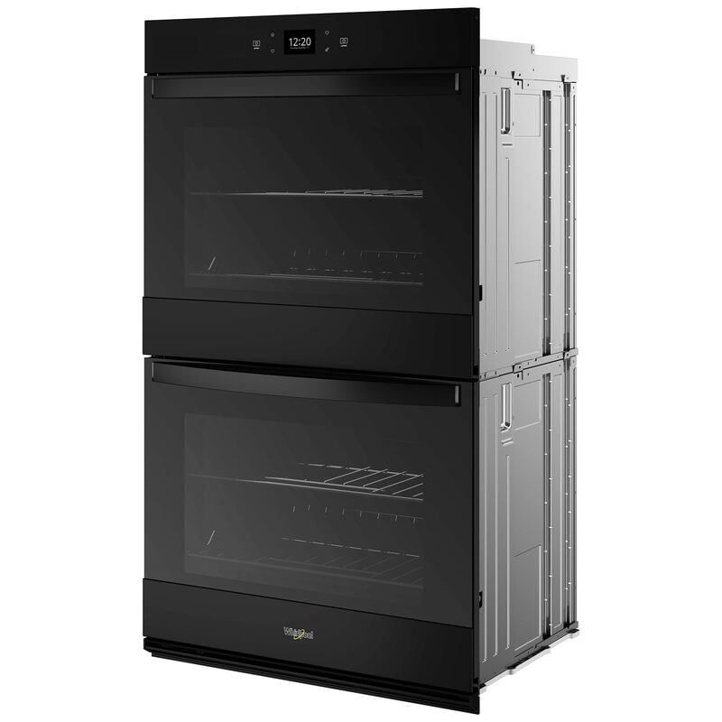 Whirlpool 27 in. 8.6 cu. ft. Smart Top Control Electric Double Wall Oven with Standard Convection - Black, , hires