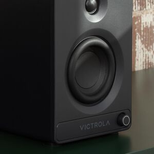 Victrola Tempo Bluetooth Bookshelf Speakers - Black, , hires