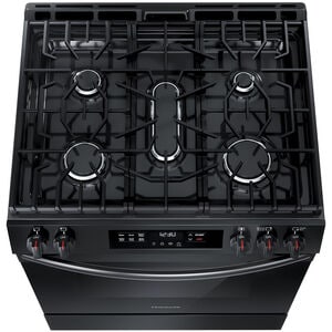 Frigidaire 30 in. 5.1 cu. ft. Slide-In Gas Range with 5 Sealed Burners - Black, , hires