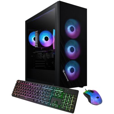 iBUYPOWER Scale Gaming Desktop with Intel Core i5-14400F, 14th Gen, 10-Core CPU, NVIDIA GeForce RTX 4060, 8GB VRAM GPU, 16 GB RAM, 1 TB SSD & Windows 11 Home - Black | SCI5N4601