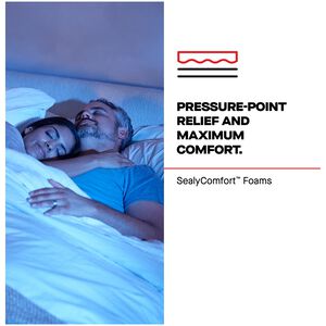 Sealy Plainfield Posturepedic Plus Medium Euro Top Innerspring King Size Mattress, , hires