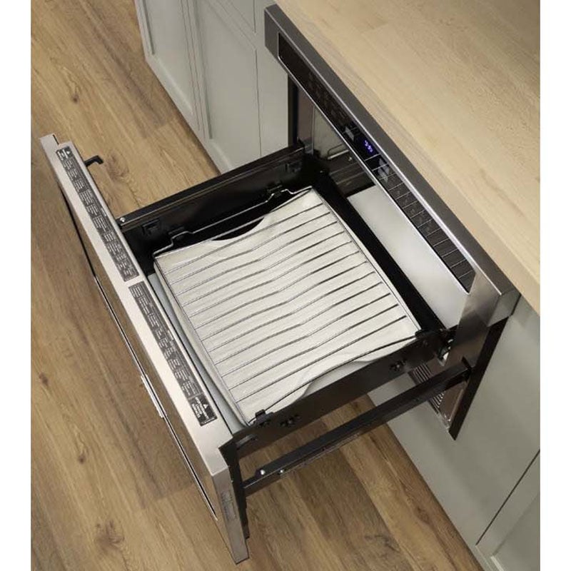 Viking 5 Series 24 in. 1.4 cu. ft. 900W Drawer Microwave with Convection & Sensor Cooking - Stainless Steel, , hires