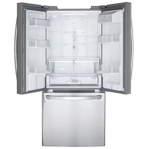 LG 30 in. 21.8 cu. ft. French Door Refrigerator with Ice & Water Dispenser - Stainless Steel, , hires