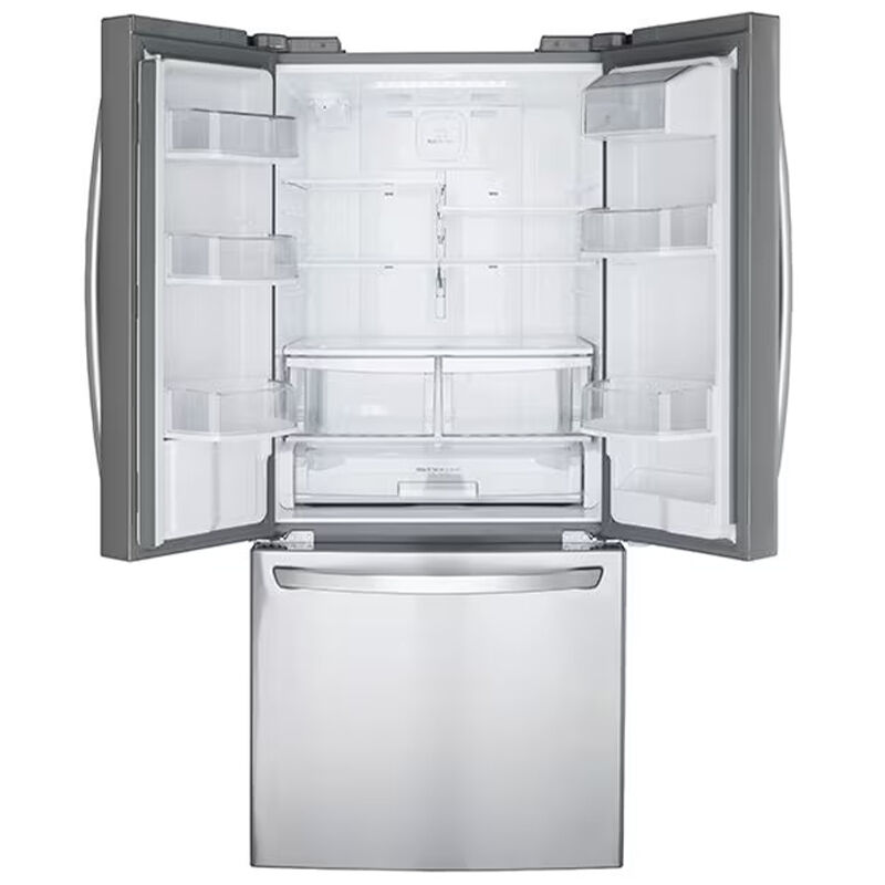 LG 30 in. 21.8 cu. ft. French Door Refrigerator with Ice & Water Dispenser - Stainless Steel, , hires