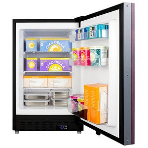 Summit 21 in. 2.7 cu. ft. Built-in Compact Upright Freezer with Adjustable Shelves - Custom Panel Ready, , hires
