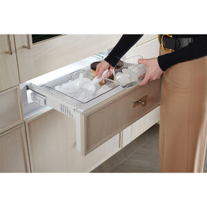 Monogram 30 in. 14.5 cu. ft. Built-In Counter Depth Bottom Freezer Refrigerator with Ice Maker - Custom Panel Ready, , hires