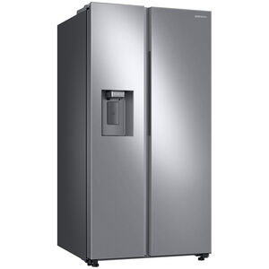 Samsung 36 in. 27.4 cu. ft. Side by Side Refrigerator with Ice & Water Dispenser - Stainless Steel, Stainless Steel, hires