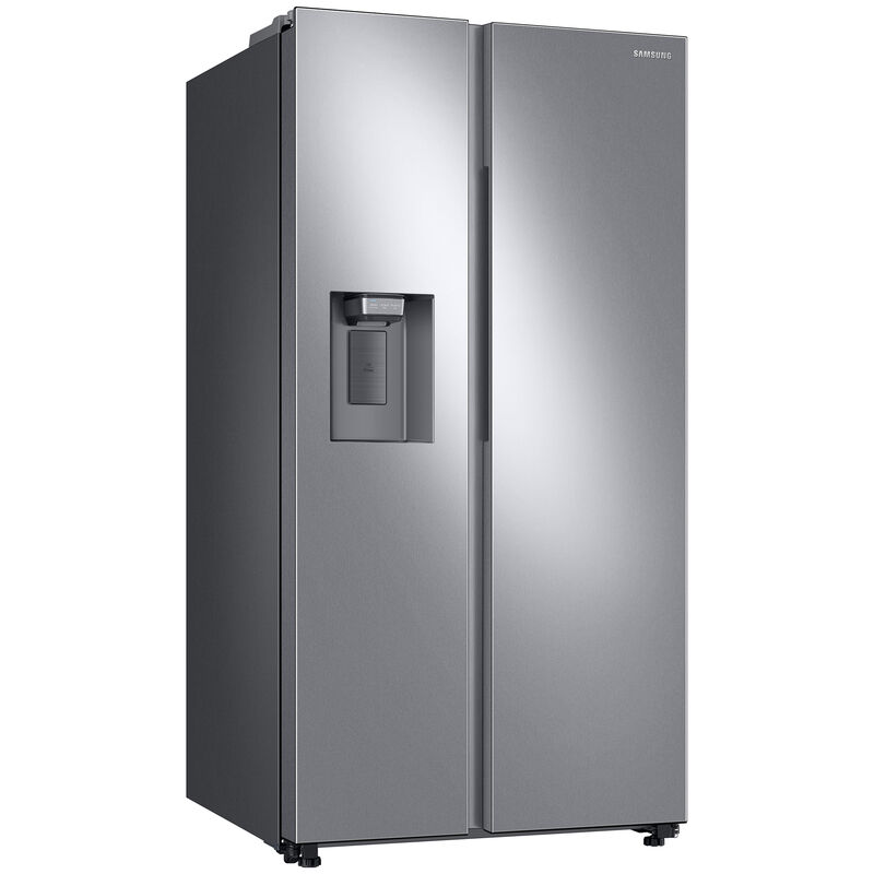 Samsung 36 in. 27.4 cu. ft. Side by Side Refrigerator with Ice & Water Dispenser - Stainless Steel, Stainless Steel, hires