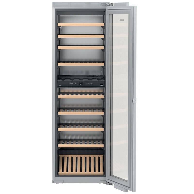 Liebherr 22 in. Built-in Wine Cabinet with Wood Racks, Dual Temperature Zones & 80 Bottle Capacity - Custom Panel Ready, , hires