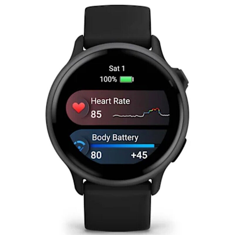 Garmin V voactive 6 Smart Watch - Slate with Black Band, , hires