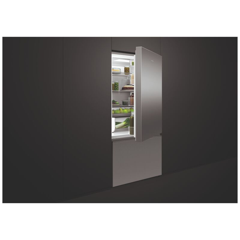 Fisher & Paykel Series 7 31 in. 18.2 cu. ft. Counter Depth Bottom Freezer Refrigerator with Ice Maker - Stainless Steel, , hires