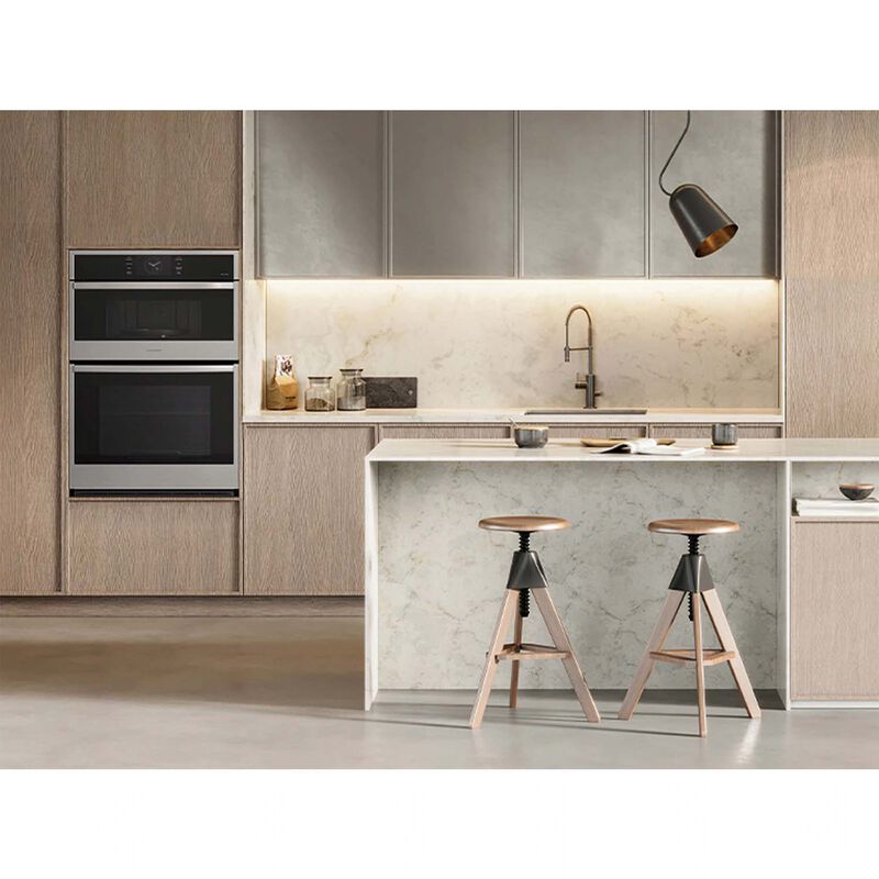 Samsung 30 in. 7 cu. ft. Smart Speed/ Steam Electric Microwave/Wall Oven Combo with Dual Convection & Sensor Cooking - Stainless Steel, , hires