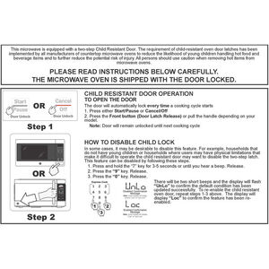 GE Spacemaker 17 in. 0.7 cu. ft. 700W Countertop Microwave - Black, Black, hires