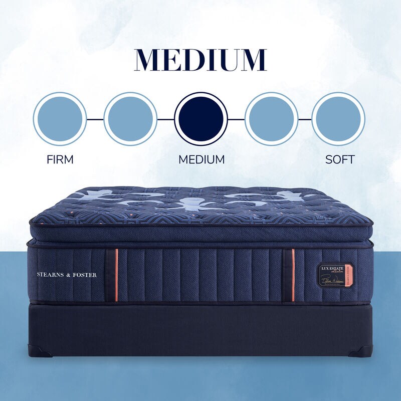 Stearns & Foster Lux Estate Medium EPT Mattress - Twin XL Size, , hires