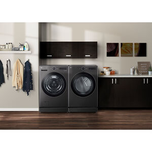 LG ADA Compliant Laundry Pedestal Riser for Washer - Black Steel, Black Steel, hires