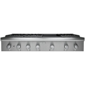 Thermador Professional Series 48 in. 6-Burner Natural Gas Rangetop with Griddle, Simmer Burner & Power Burner - Stainless Steel, , hires