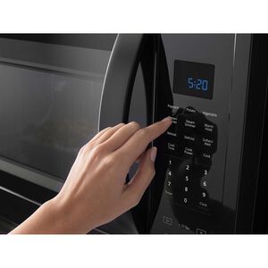 Whirlpool 30" 1.9 Cu. Ft. Over-the-Range Microwave with 10 Power Levels, 300 CFM & Sensor Cooking Controls - Black, Black, hires