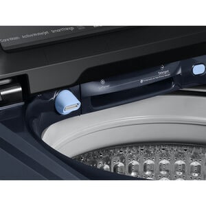 Samsung 27 in. 5.4 cu. ft. Smart Top Load Washer with Pet Care Solution & Super Speed Wash - Brushed Navy, Brushed Navy, hires