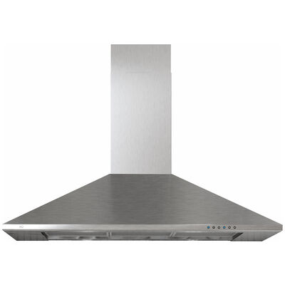 XO 36 in. Chimney Style Range Hood with 3 Speed Settings, 600 CFM, Convertible Venting & 2 LED Lights - Stainless Steel | XOB36SC