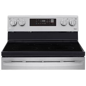LG 30 in. 6.3 cu. ft. Smart Electric Range with Radiant Burners - Stainless Steel, , hires