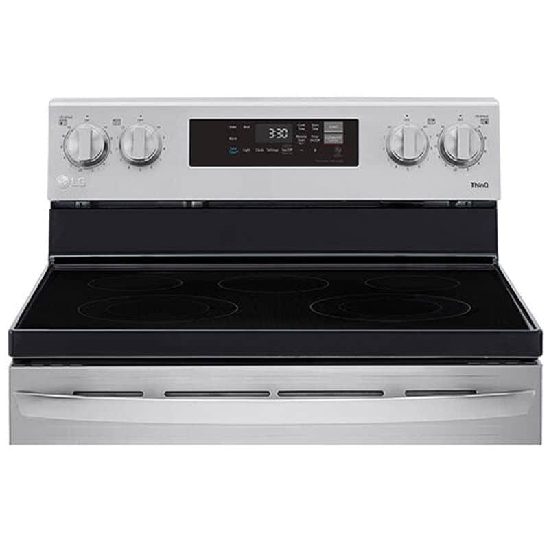 LG 30 in. 6.3 cu. ft. Smart Electric Range with Radiant Burners - Stainless Steel, , hires