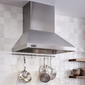 Viking 3 Series 30 in. Convertible Chimney Style Range Hood with 460 CFM & 2 LED Lights - Stainless Steel, Stainless Steel, hires