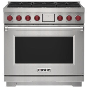 Wolf 36" Dual Fuel and Induction Range 3" Kickplate, , hires